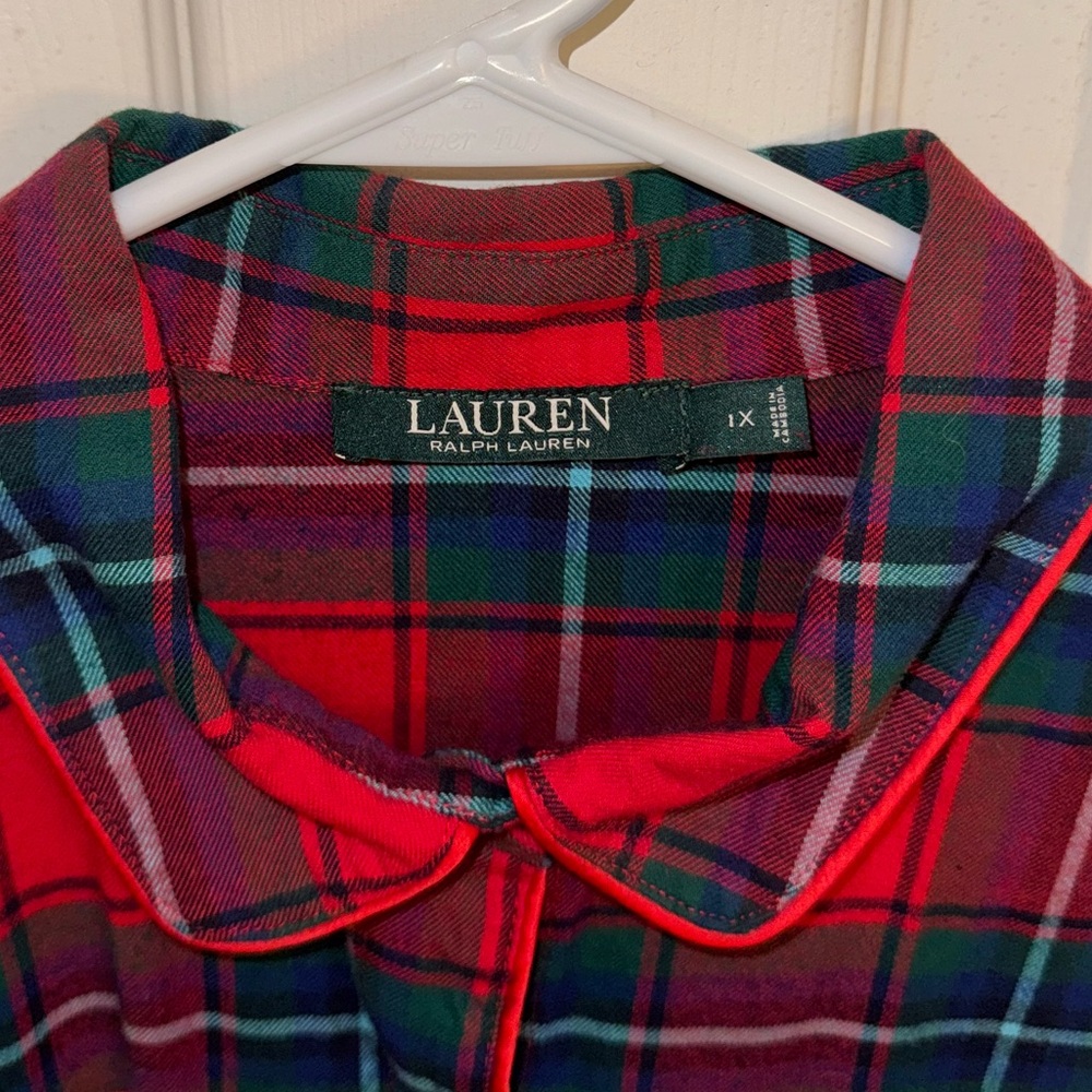 Lauren Ralph Lauren night sleep shirt - 1X - long - Picture 4 of 9